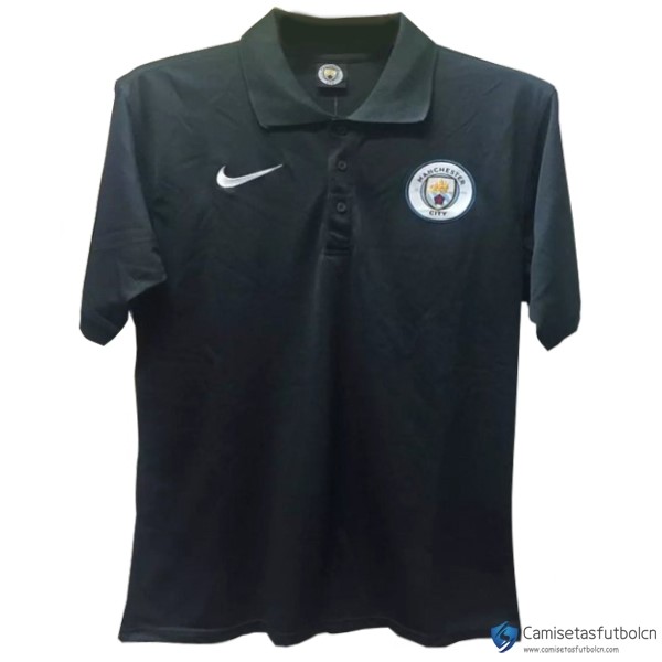 Polo Manchester City 2017-18 Negro